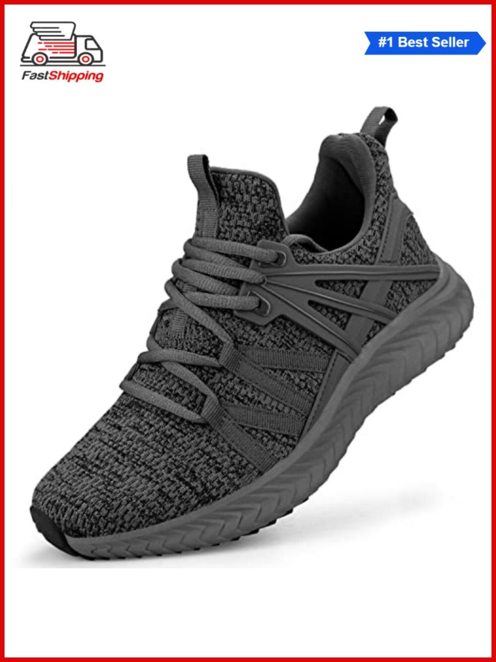 ✨ Abboos Womens Slip On Running Sneakers Walking Tennis Shoes